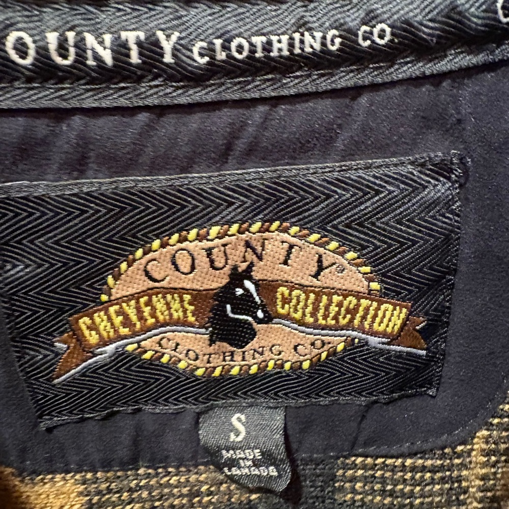 Vintage County Clothing Co Cheyenne Collection Fleece Jacket Southwestern Small - Picture 4 of 5